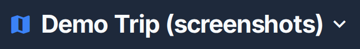 Trip selector